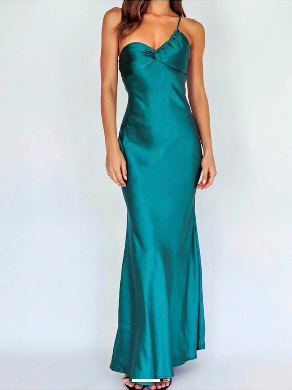 Selfie Leslie Twilight Tango One-Shoulder formal Maxi Dress